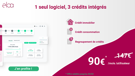 Votre logiciel de courtage à 90 € par mois au lieu de 147 € !