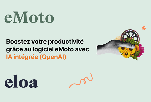 2 roues : Boostez votre productivité grâce au logiciel eMoto avec IA intégrée (OpenAI)