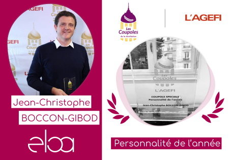 Jean-Christophe Boccon-Gibod CEO et Cofondateur d’Eloa élu personnalité de l’année par l’AGEFI