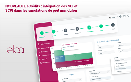 Nouveauté eCrédits : intégration des SCI et SCPI dans les simulations de prêt immobilier