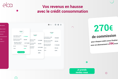 Percevez 270€ de commission par dossier avec le crédit conso