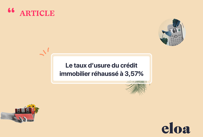3,57% : le nouveau taux d’usure du crédit immobilier dévoilé